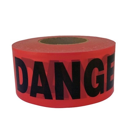 C.H. Hanson C.H. Hanson 1000 ft. L X 3 in. W Plastic Danger Barricade Tape Red 19005